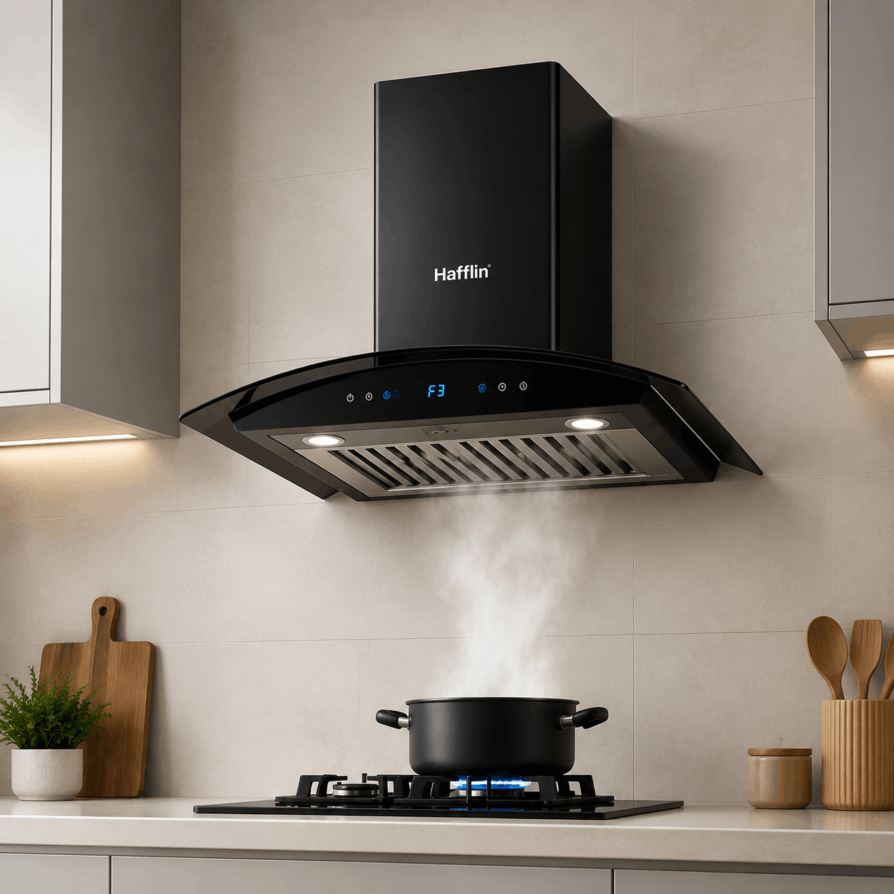Wall Mounted Kitchen Chimney